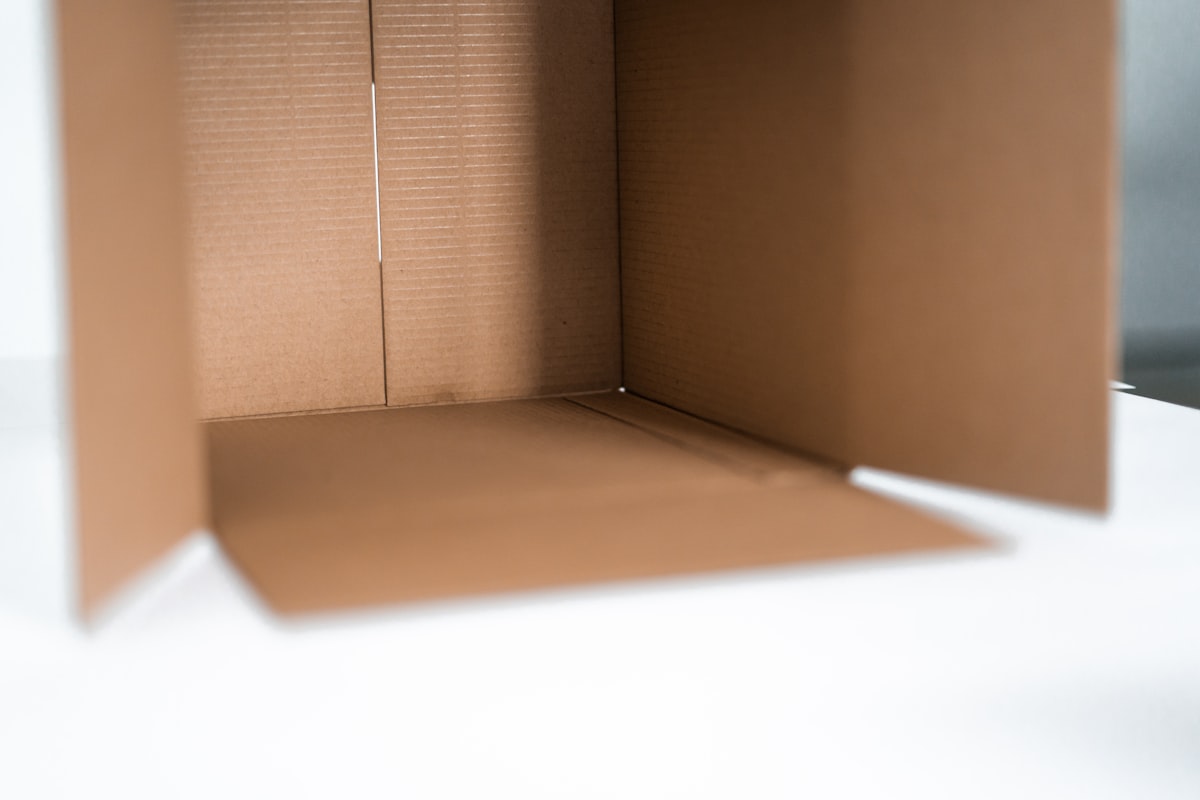 Cajas de mudanza apiladas